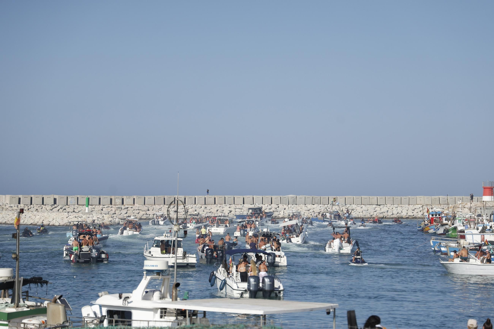 Fotos de la procesión de la Virgen del Carmen en La Línea