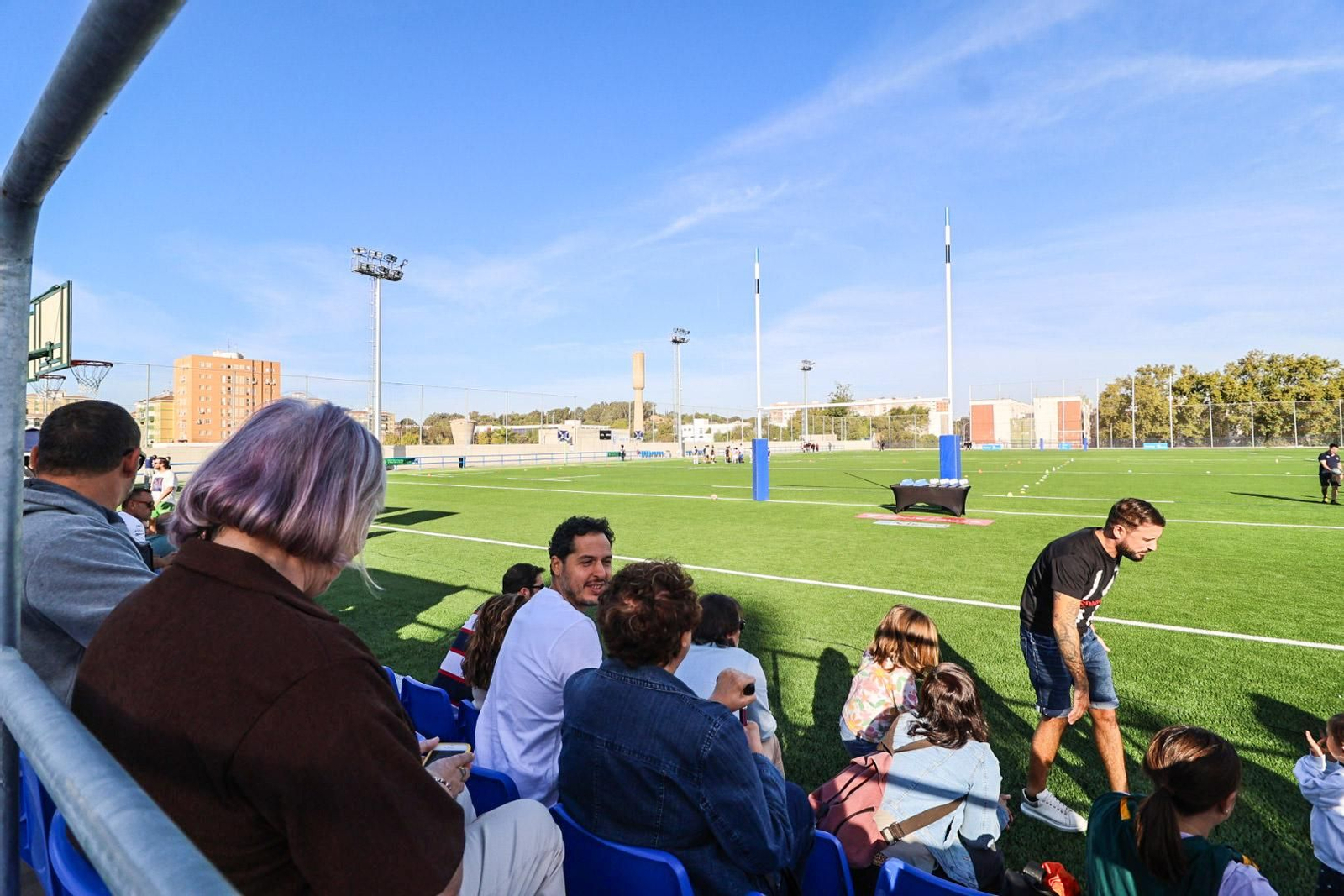 Imágenes de la inauguración del campo de rugby de Huelva