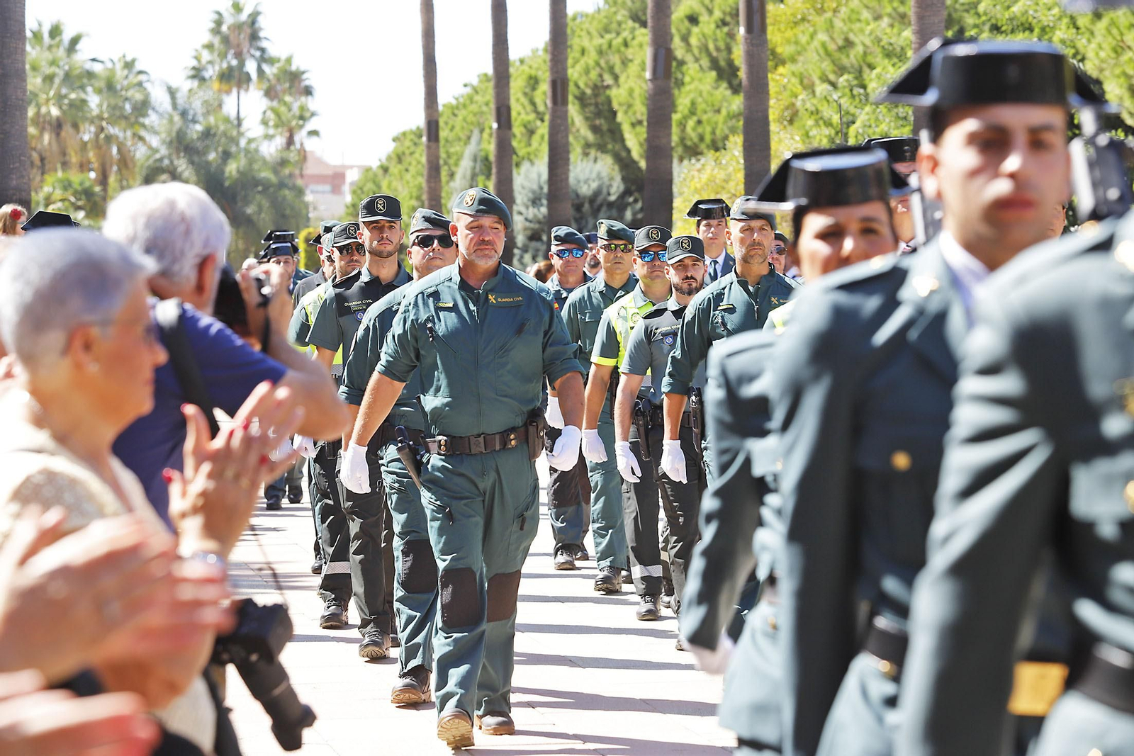 Imágenes de los actos de la Guardia Civil  en Huelva 12 de octubre, Día del Pilar