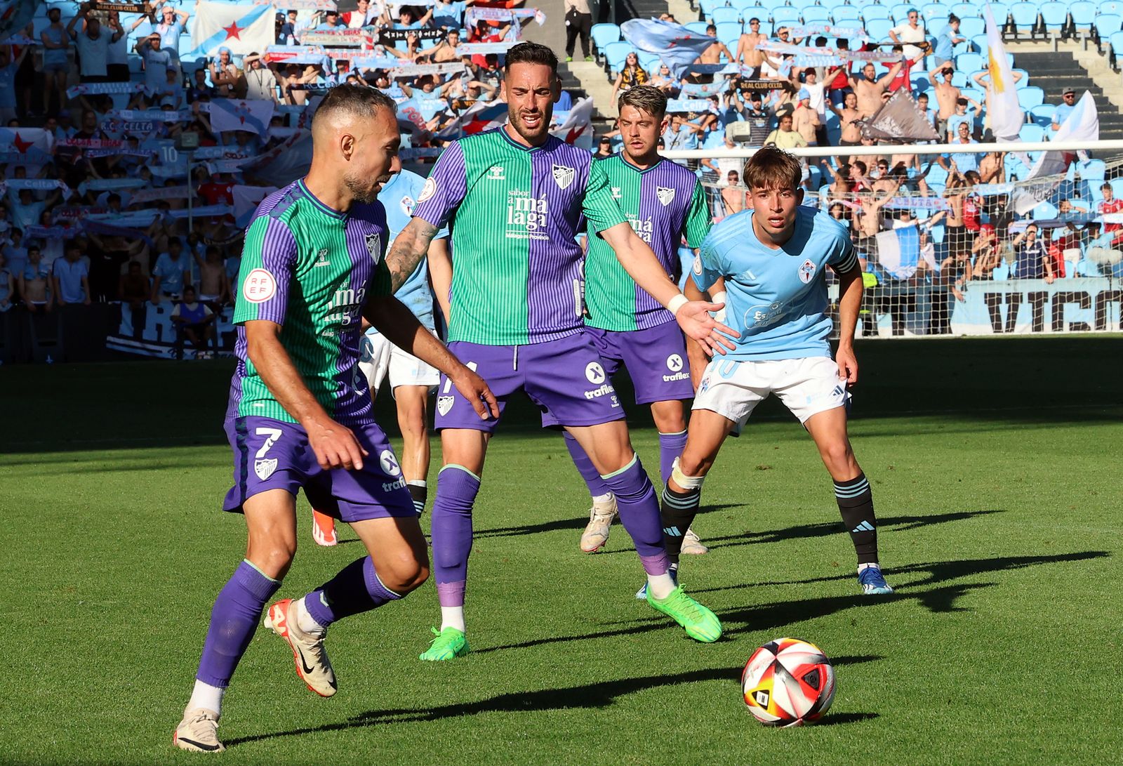 Las fotos del Celta Fortuna-Málaga de play off