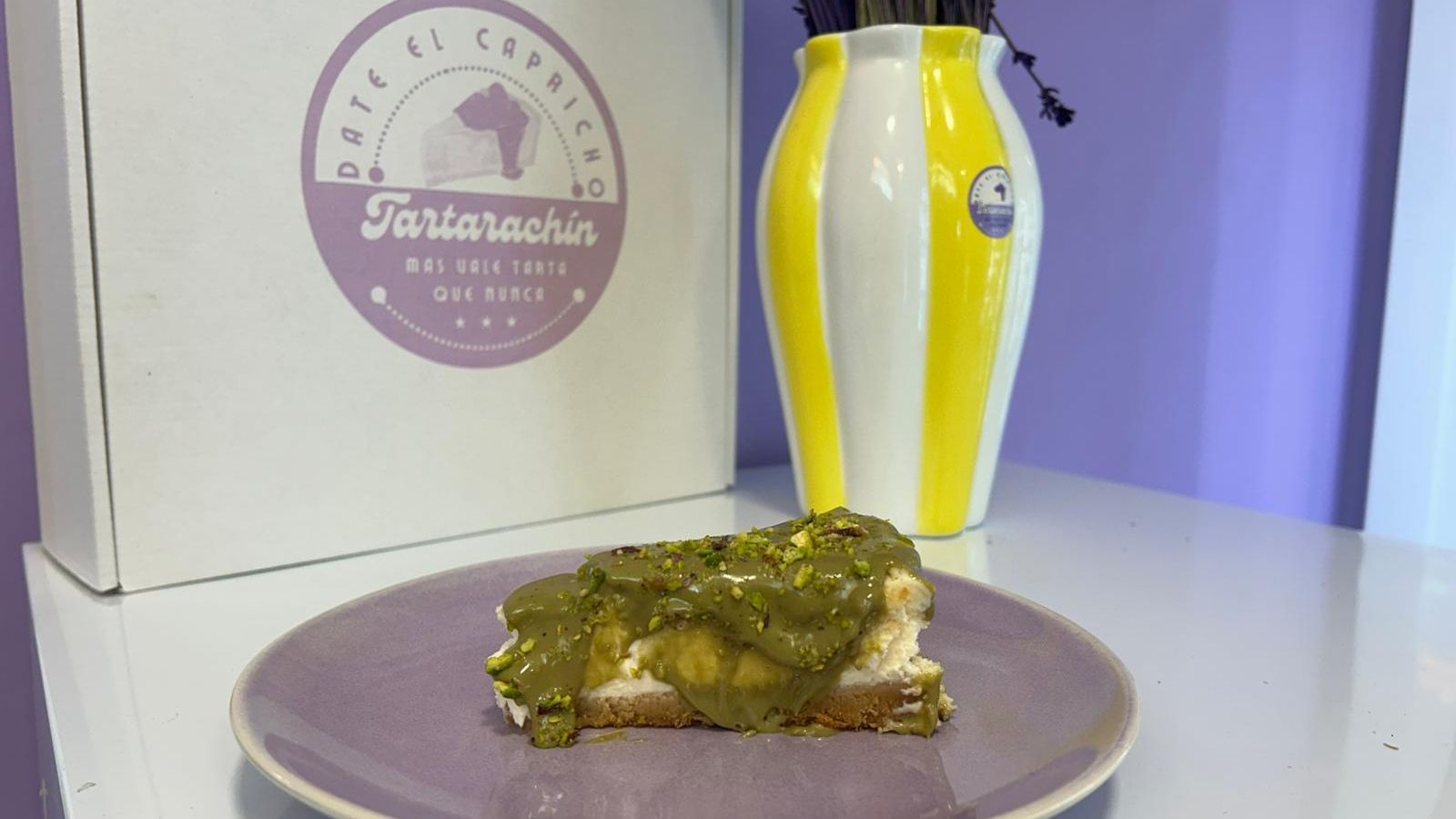 Tarta de queso de pistacho, la más vendida de Tartarachin