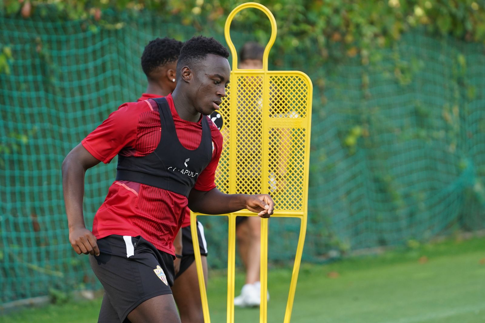 Imágenes del entrenamiento matinal de la UDA de este martes