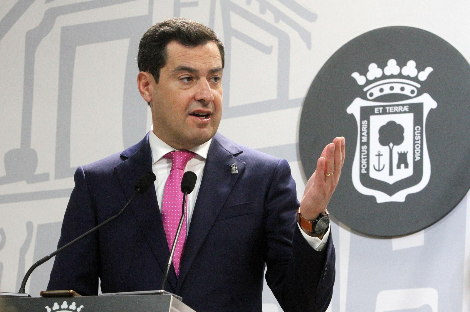 Juanma Moreno, presidente de la Junta de Andalucía.