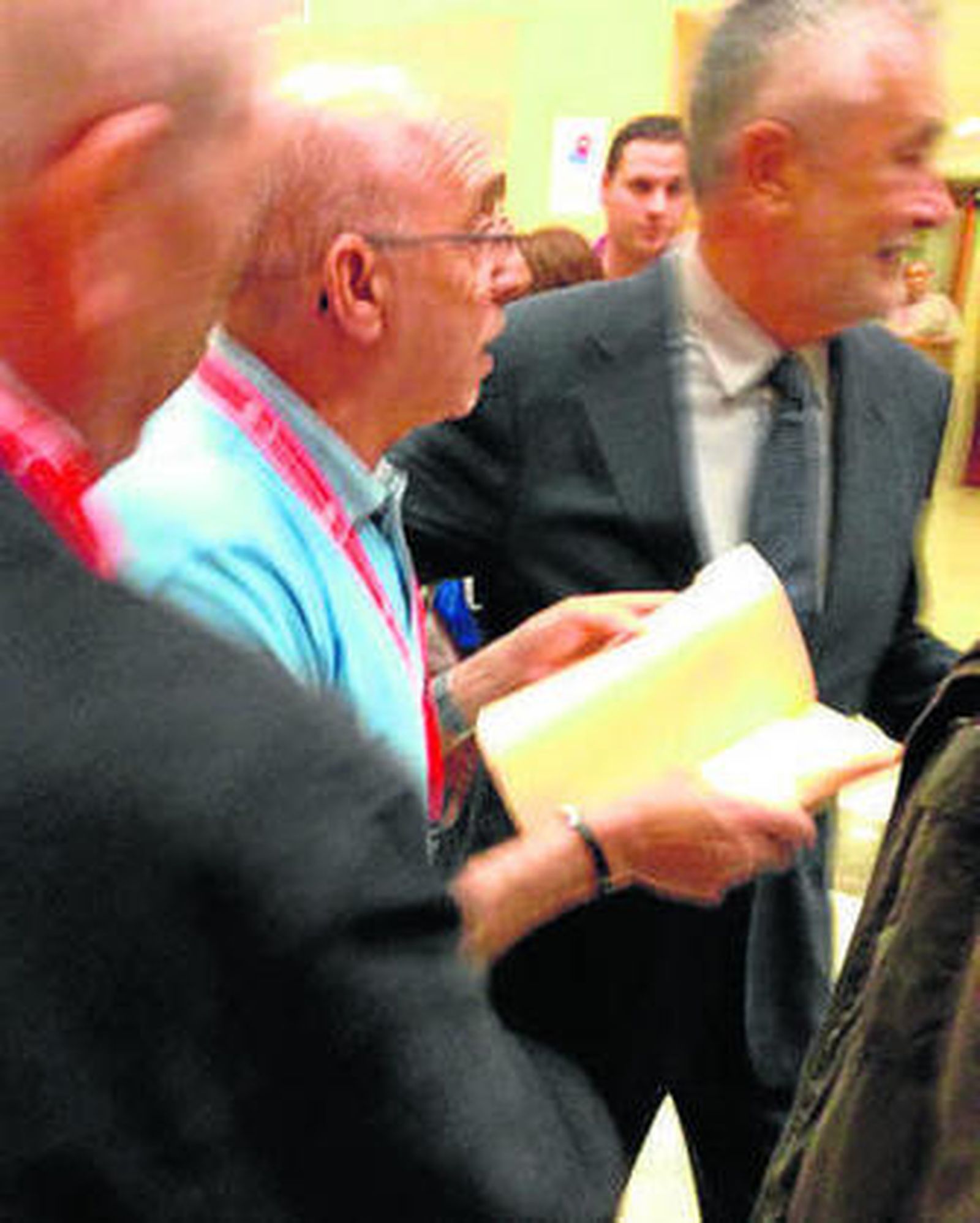 Porras Naranjo y Griñán, ayer.