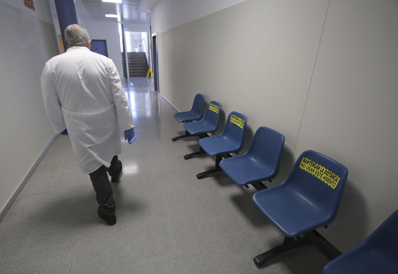 Interior de un centro sanitario de Málaga.