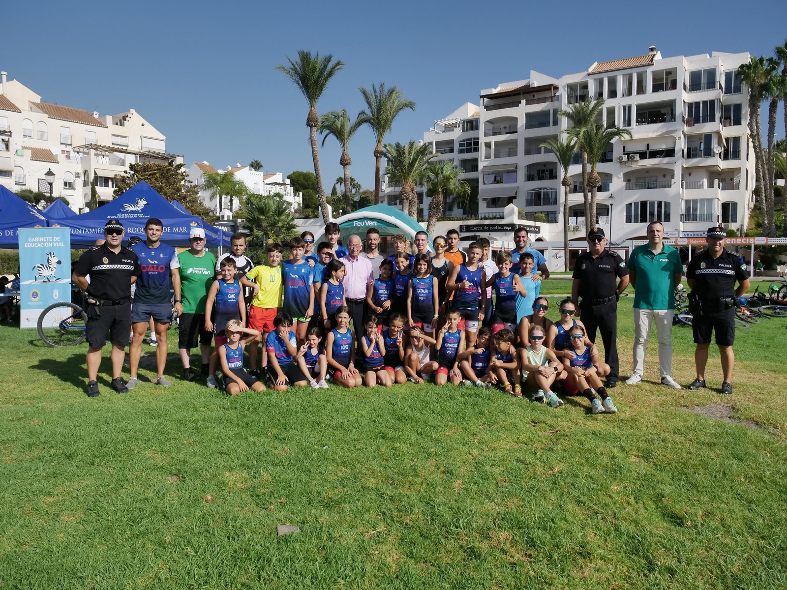 Cada semana, la carpa de Educación Vial se instalará en un enclave turístico distinto