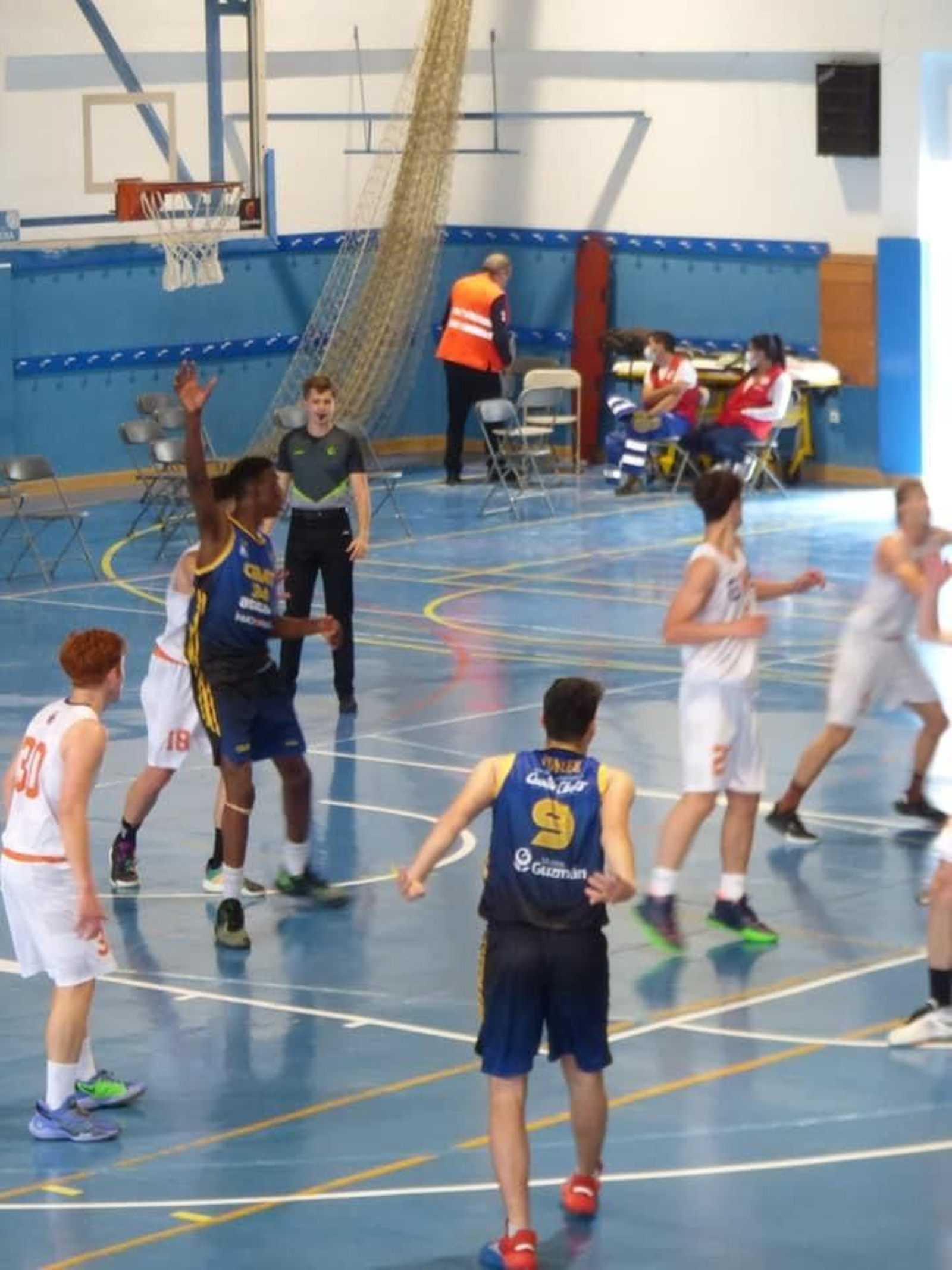 Victory Onuetu, durante un partido esta temporada.