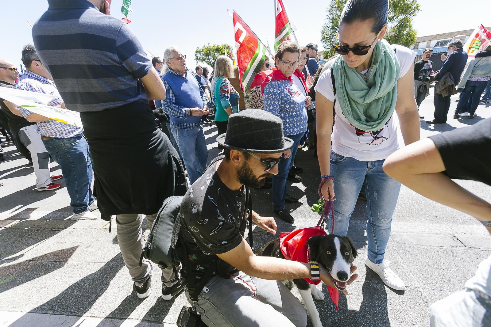 Manifestación del 1 de mayo en Cádiz