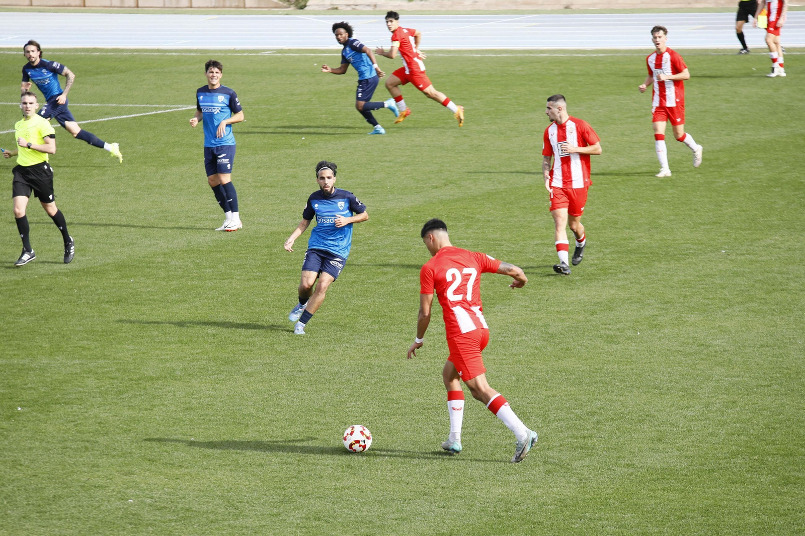 Imágenes del partido entre Almeria B contra Villanovense de segunda RFEF