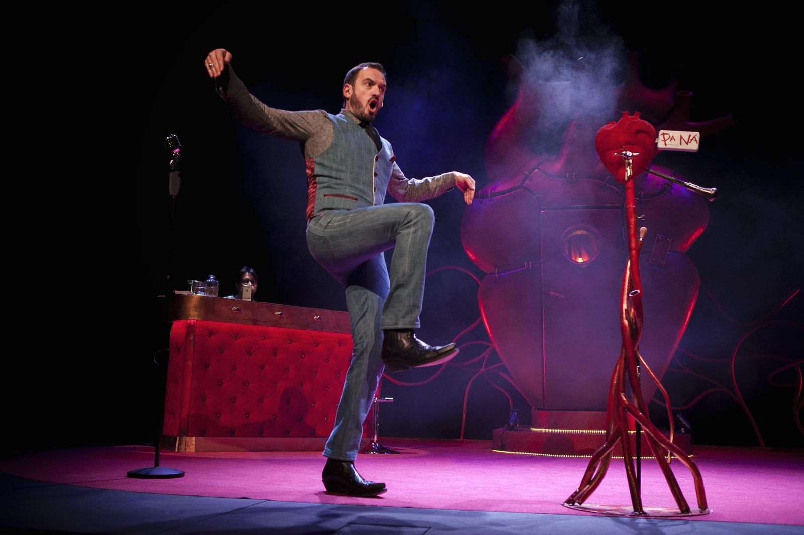 Álex O' Dogherty, en un momento del espectáculo.