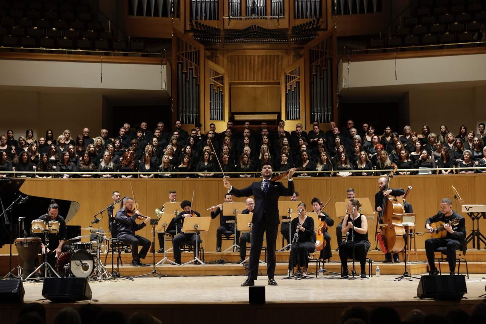 Paco Montalvo, durante su actuación en Madrid.