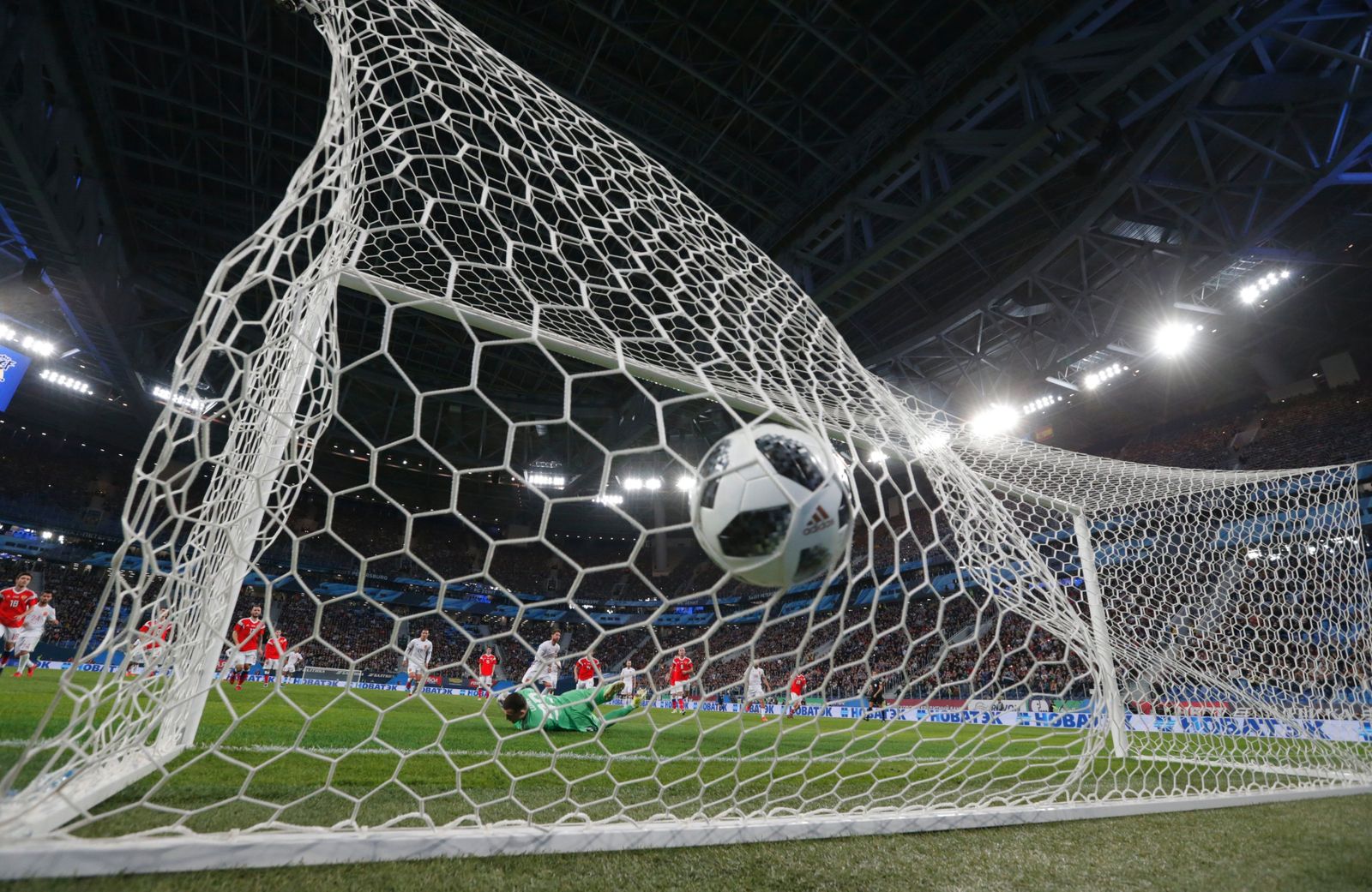 La galería del amistoso Rusia-España