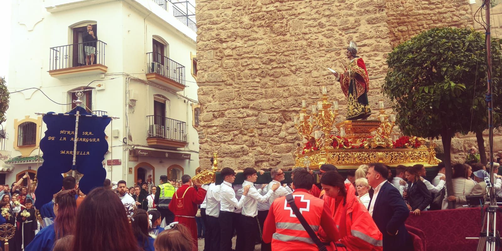 La amenaza de lluvia desluce el Domingo de Resurrección en Marbella