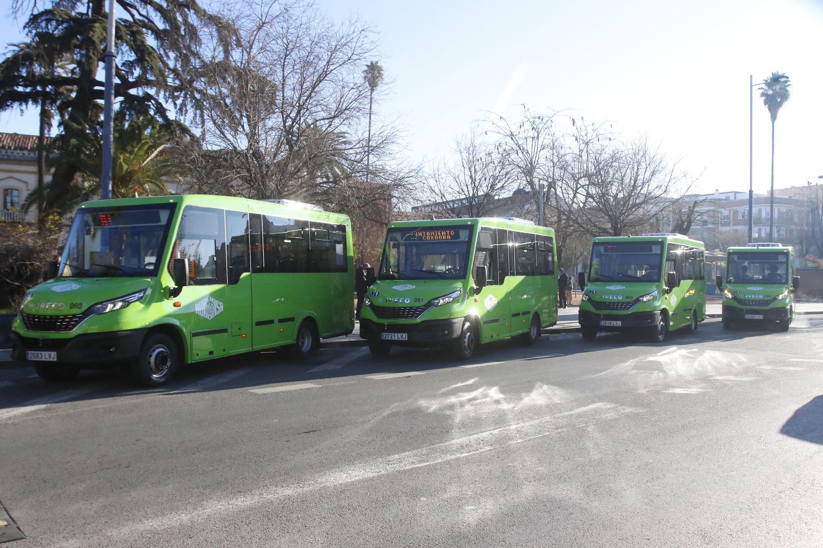 Los nuevos autobuses de Aucorsa.