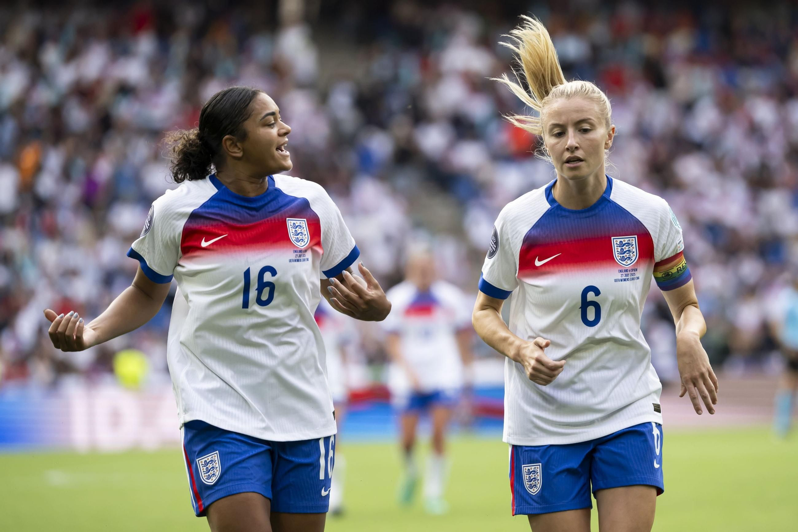 Las mejores imágenes de la final España - Inglaterra de la Eurocopa femenina