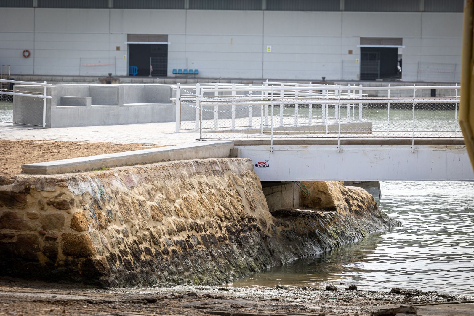 Las obras del paseo fluvial portuense, en imágenes