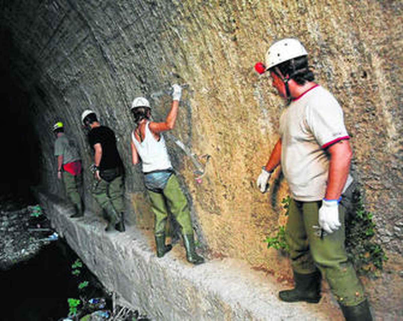 Imagen de la ruta subterránea.