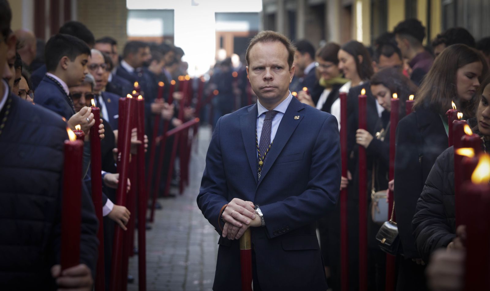 Imágenes del Vía Crucis del Cristo de las Tres Caídas