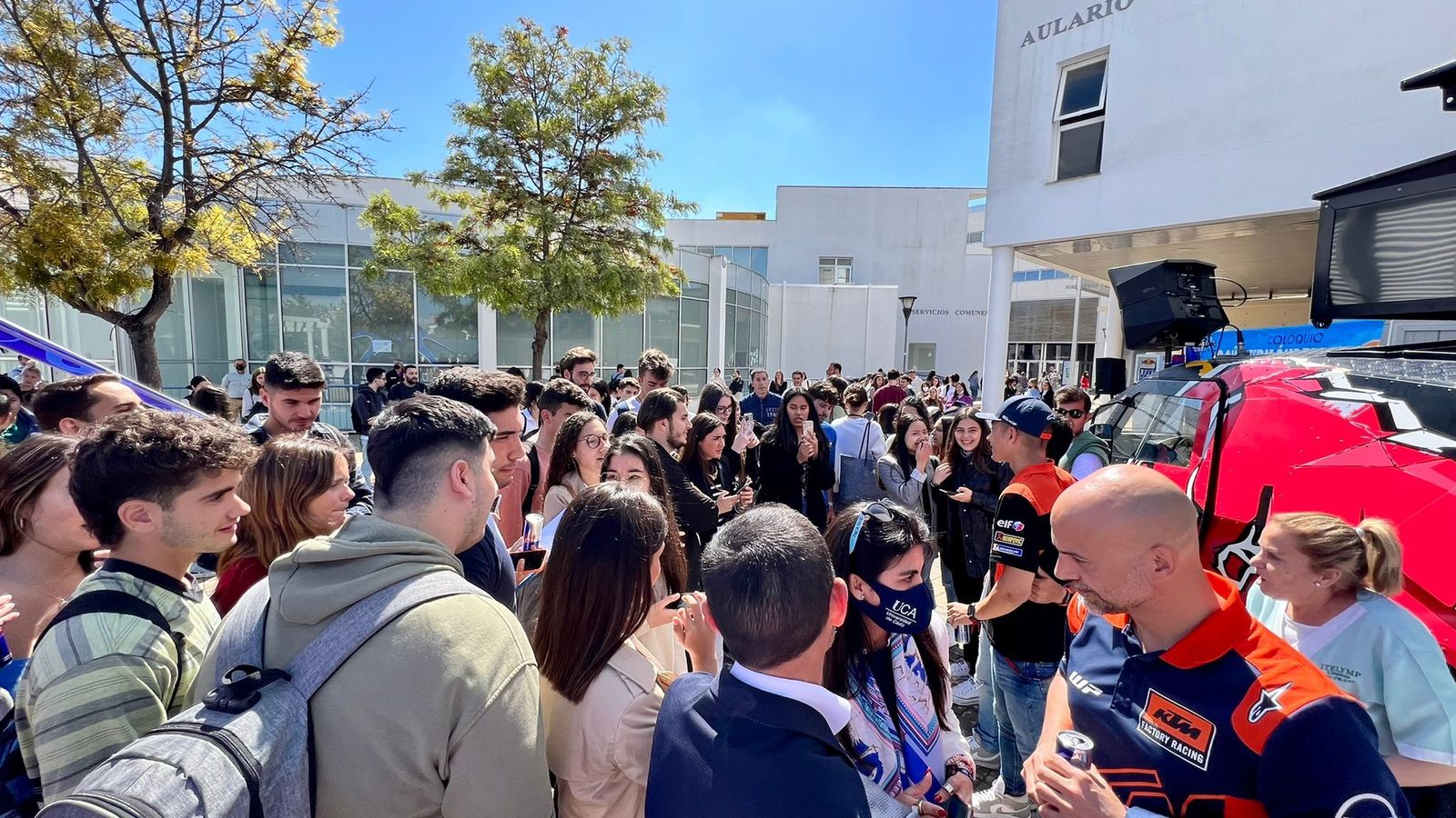 Fernández, en el Campus de Jerez.