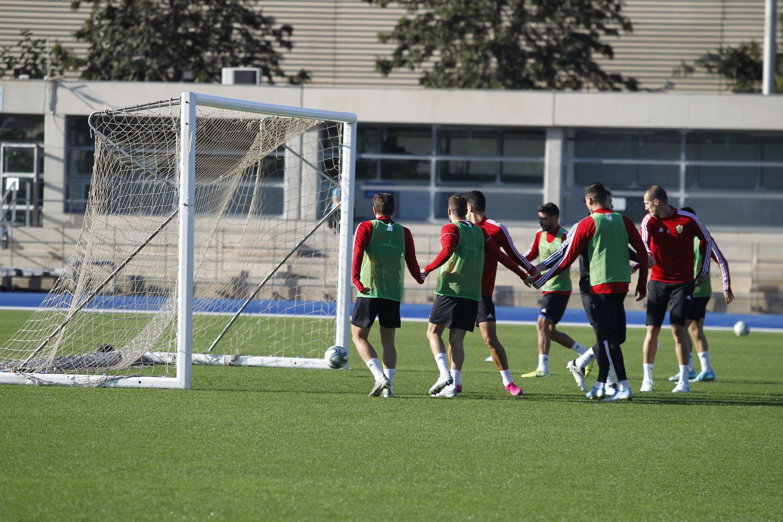 Fotogalería del entrenamiento del Almería previa al partido ante el Numancia