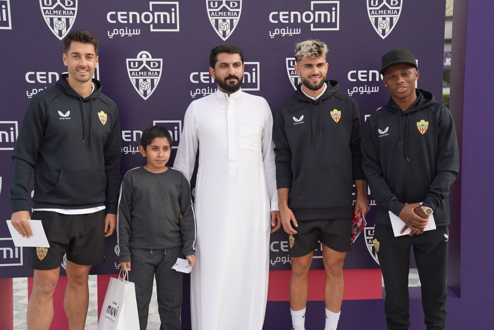 El primer día del Almería en Riad, en imágenes