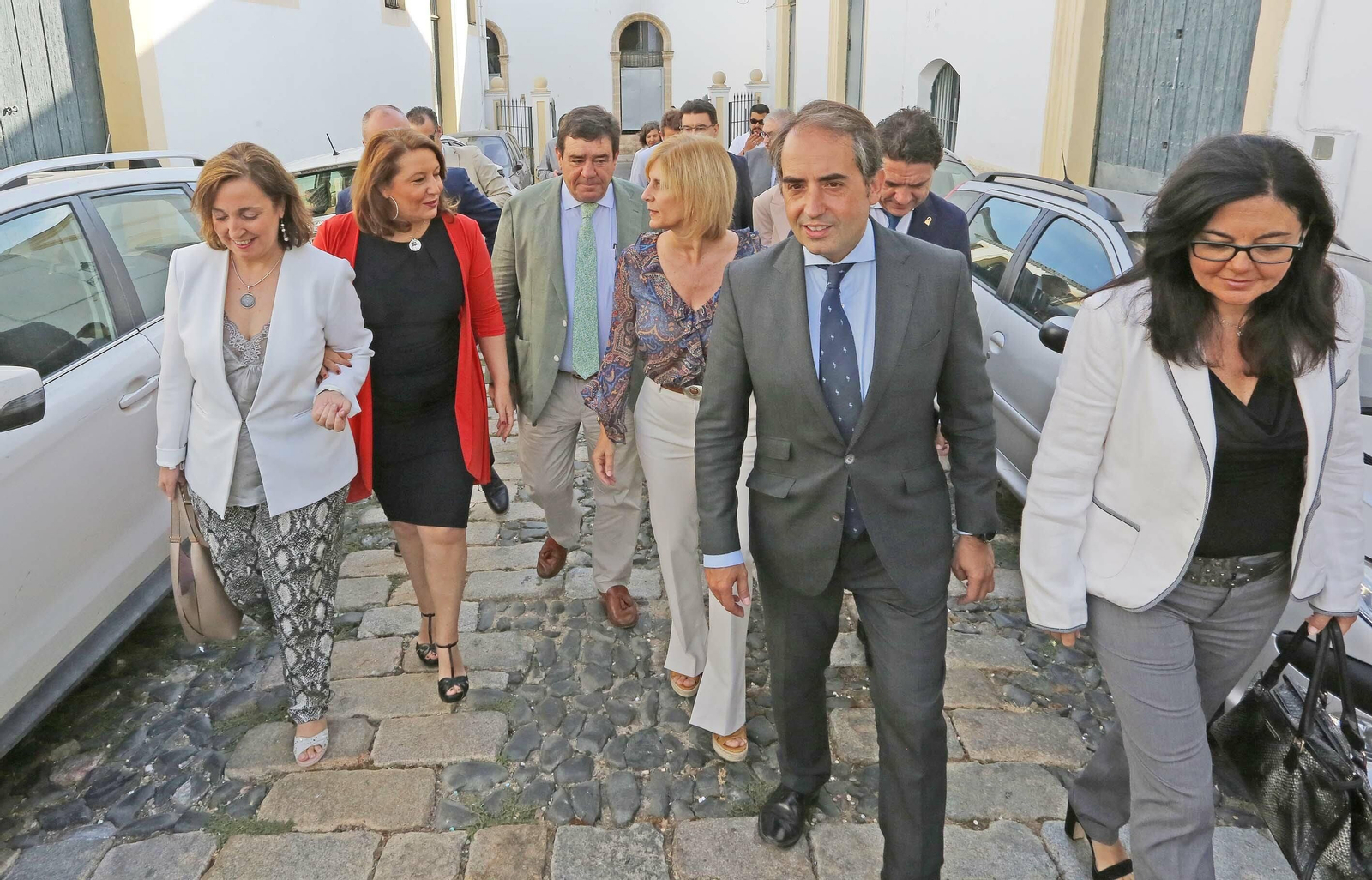 La consejera de agricultura y pesca Carmen Crespo en los desayunos del Banco de Santander y Grupo Joly