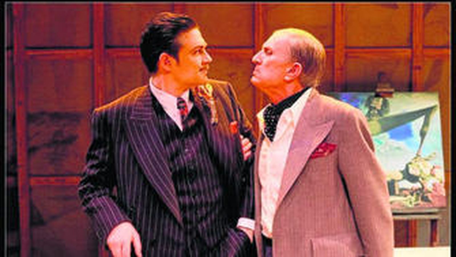 Roger Coma (como Dalí) y Antonio Valero (en el papel de Picasso) son los protagonistas de la obra.