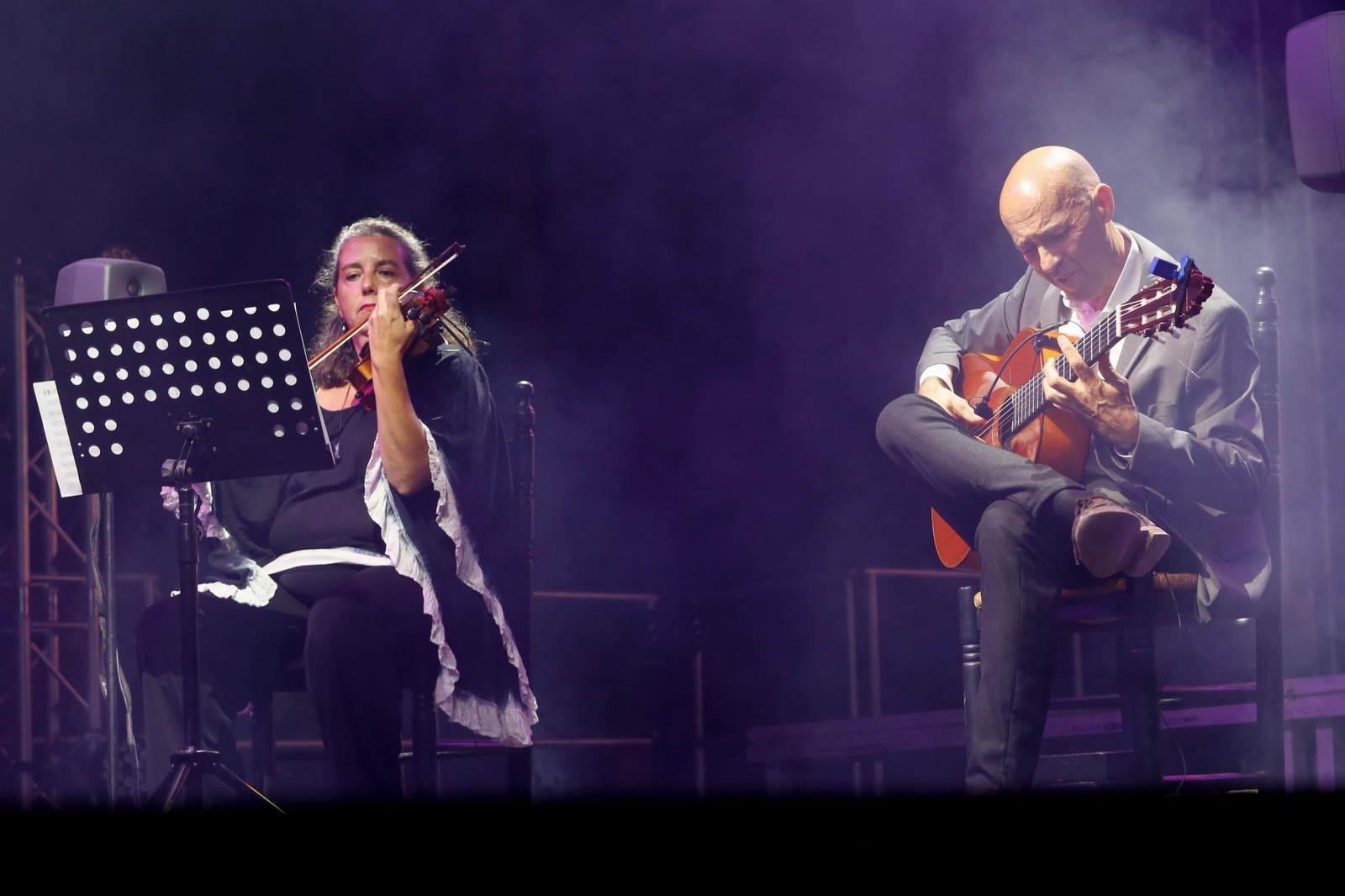 Fotos del concierto de Salvador y Pastora Andrades en el Encuentro de Guitarra Paco de Lucía
