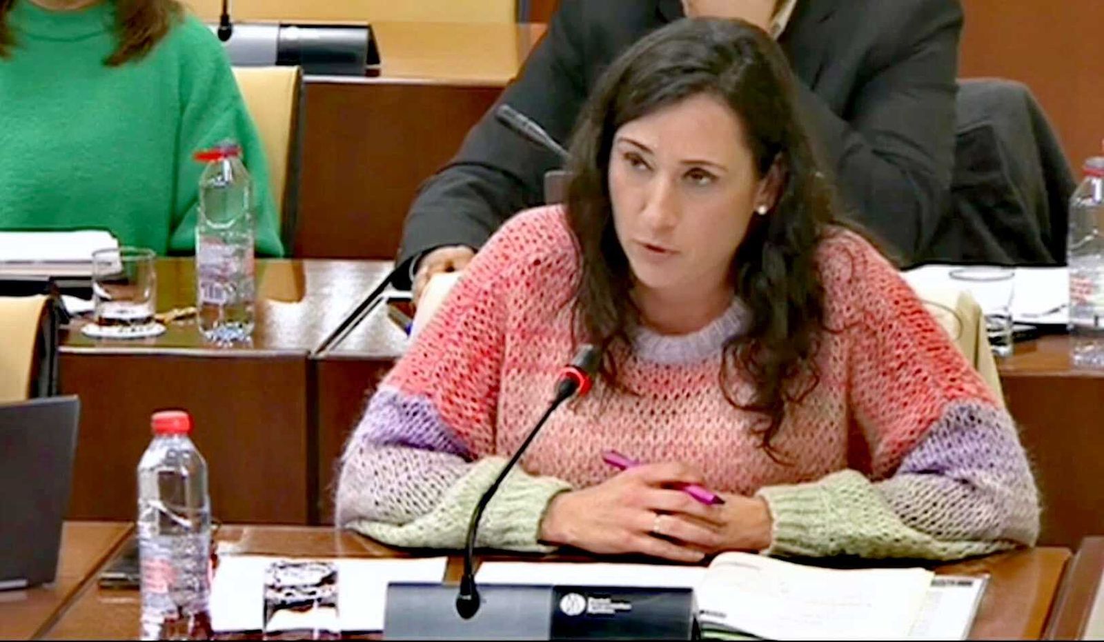 Rocío Arrabal, en el Parlamento de Andalucía.