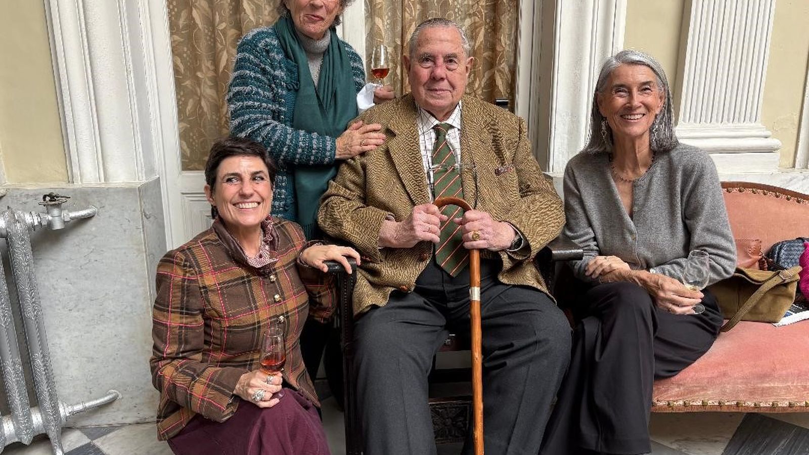 Inés Domecq, Magdalena Delgado Hidalgo, Luis de Mora-Figueroa y Bibiana González-Gordon.