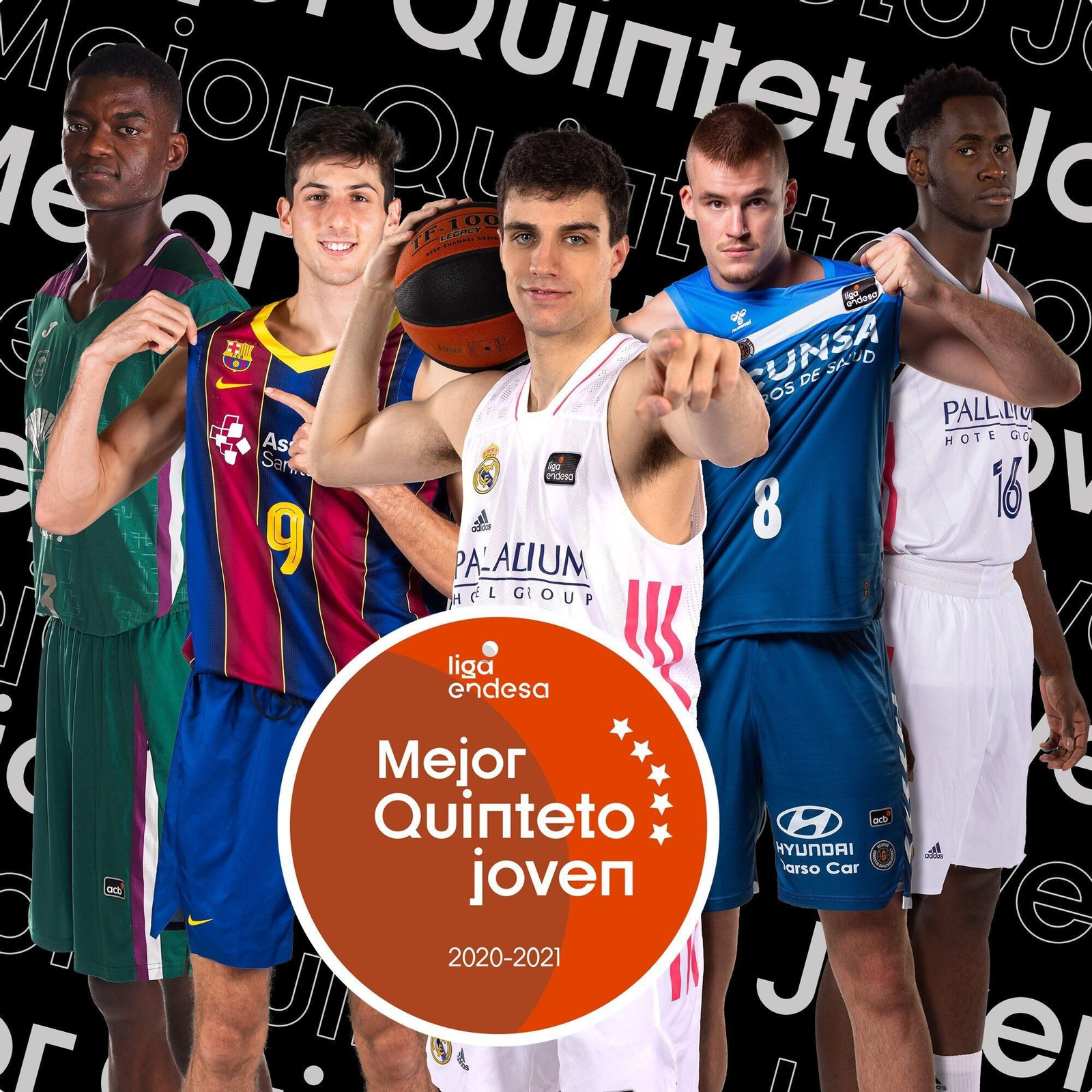 Nzosa, Bolmaro, Alocén, Radoncic y Garuba.