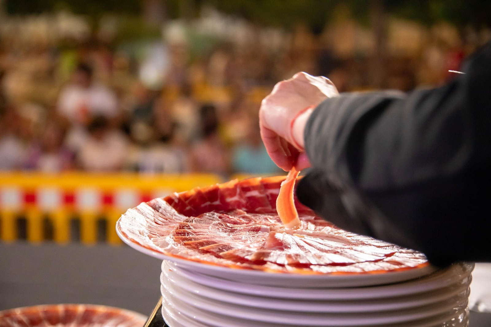 Concurso de cortadores de jamón en Serón, en imágenes