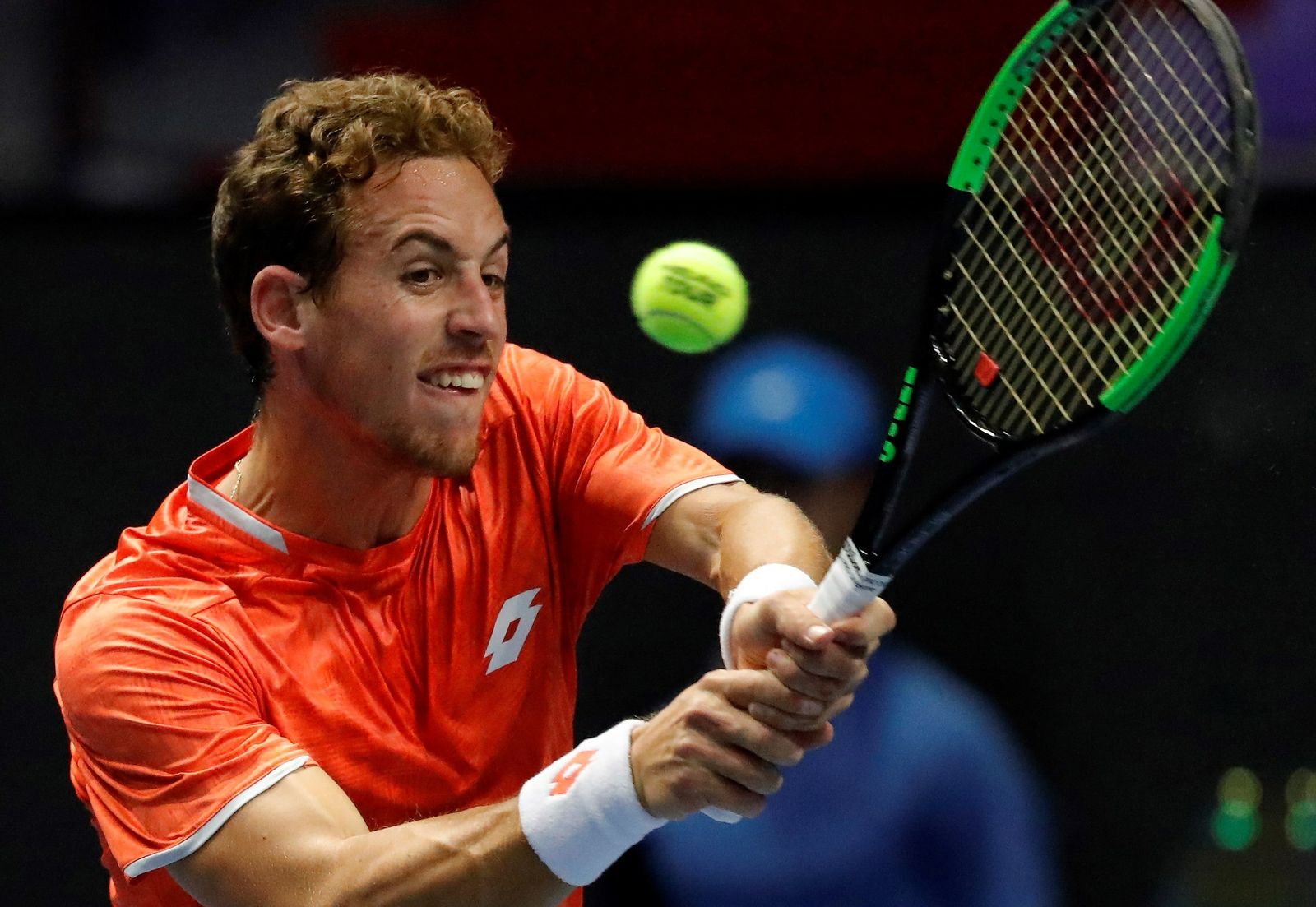 Roberto Carballés, en el torneo de San Petersburgo