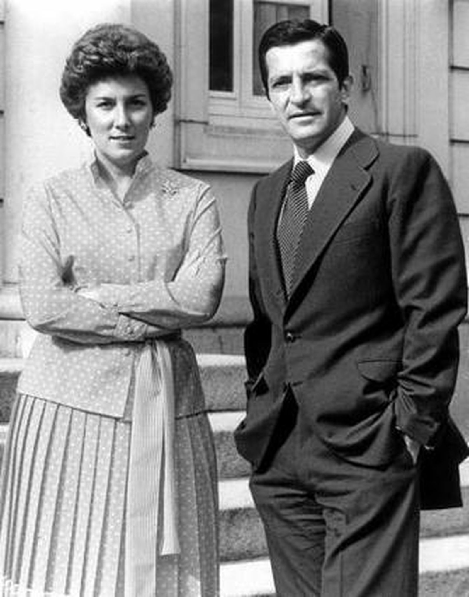 Adolfo Suárez, con su mujer Amparo Illana.
