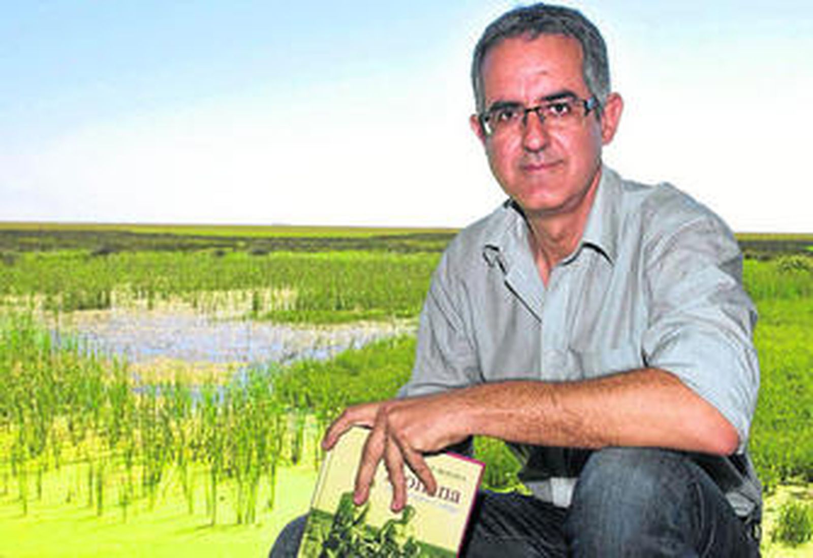 Jorge Molina, en la marisma de Doñana.