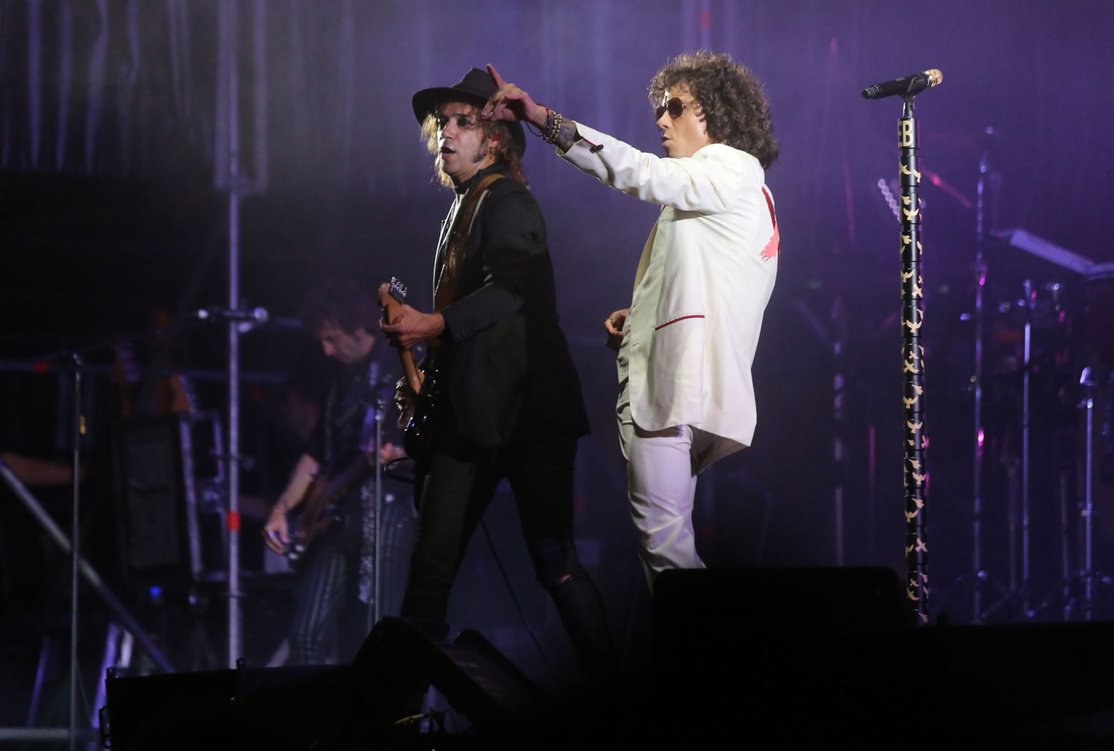 Un momento del concierto de Bunbury