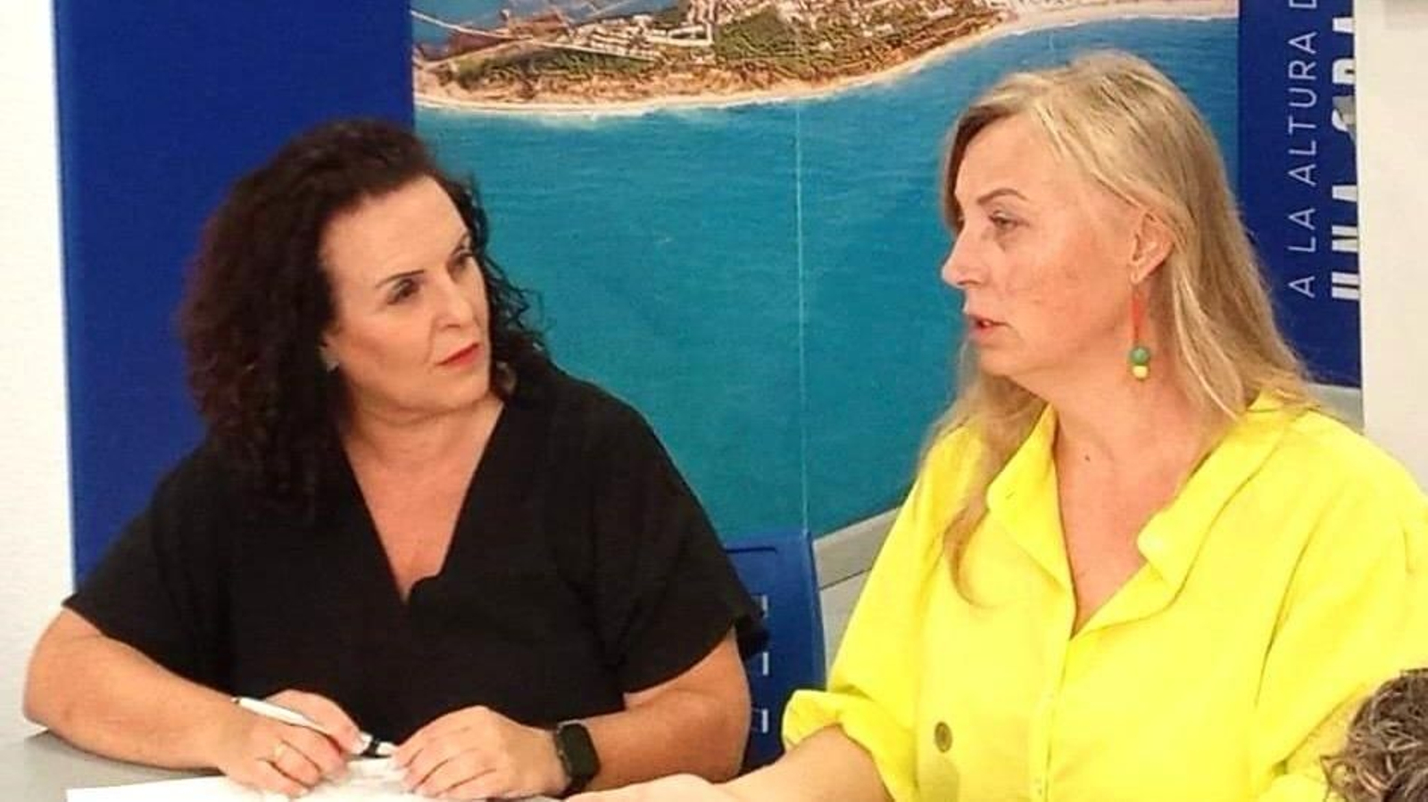 Ascen Hita y Desiré Olivero.