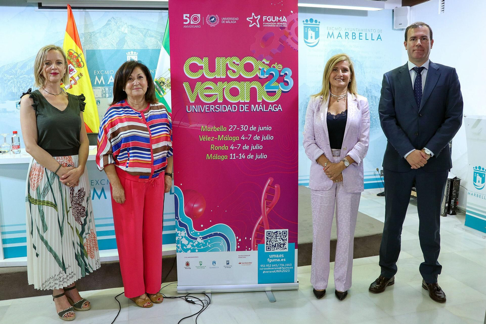 Presentación de los Cursos de Verano de la UMA en Marbella.