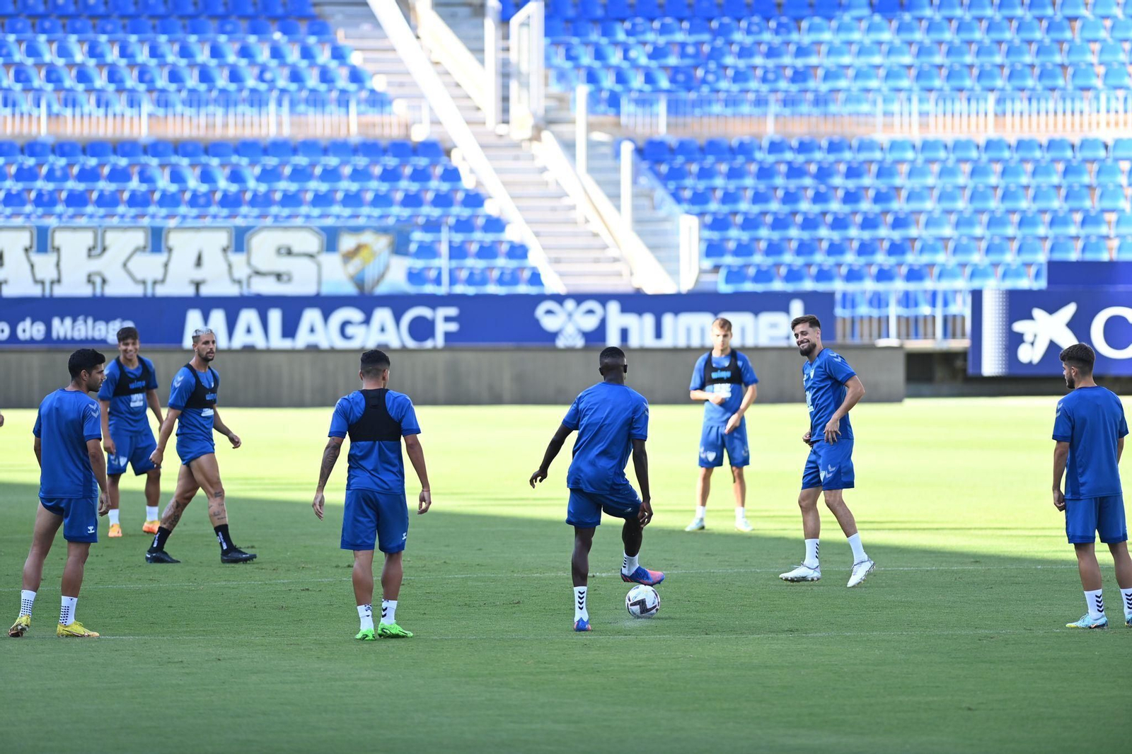 Así trabaja el Málaga CF antes de visitar al CD Mirandés