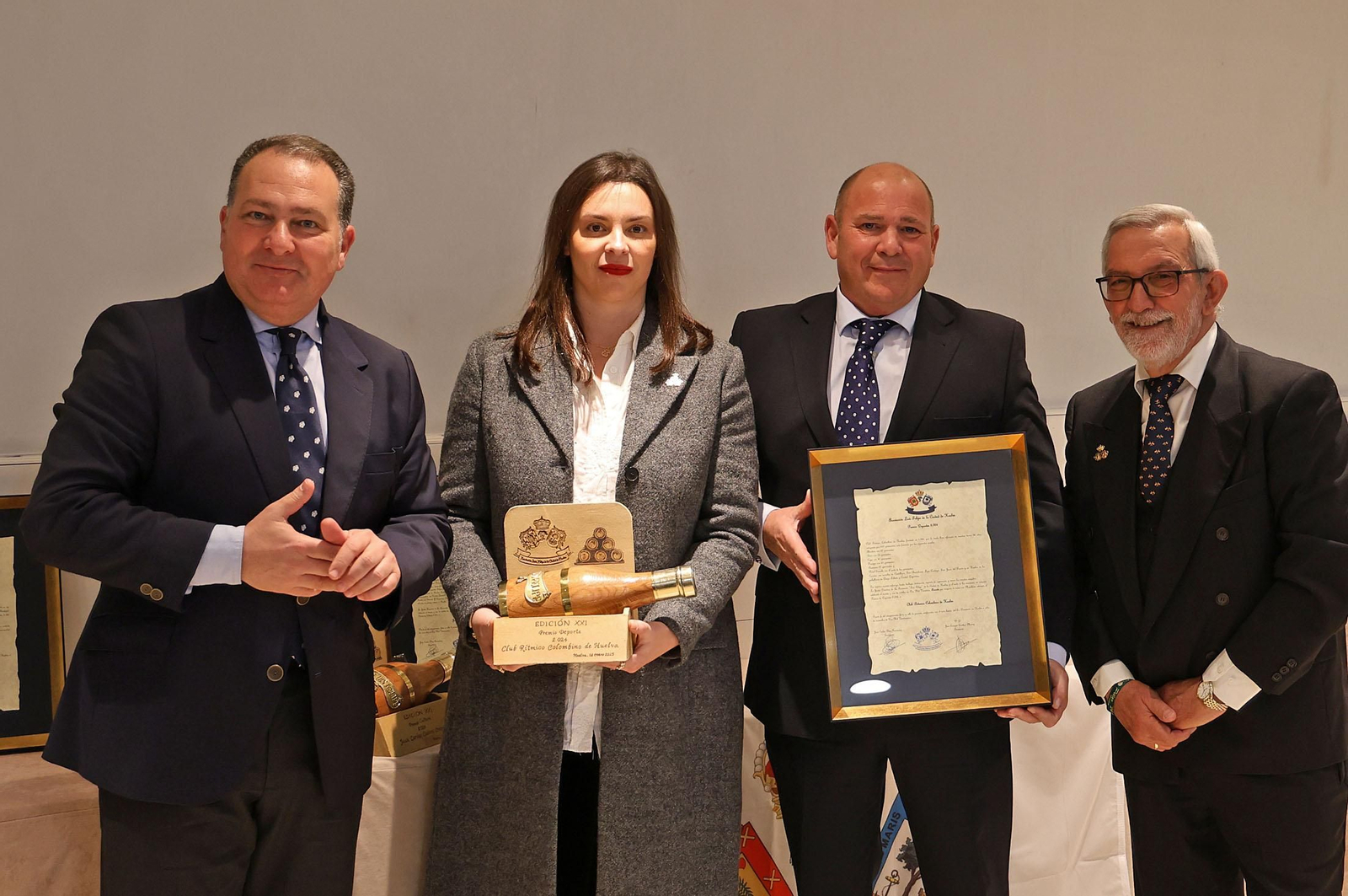 Imágenes de la entrega de los premios de la Asociación Luis Felipe de la Ciudad de Huelva