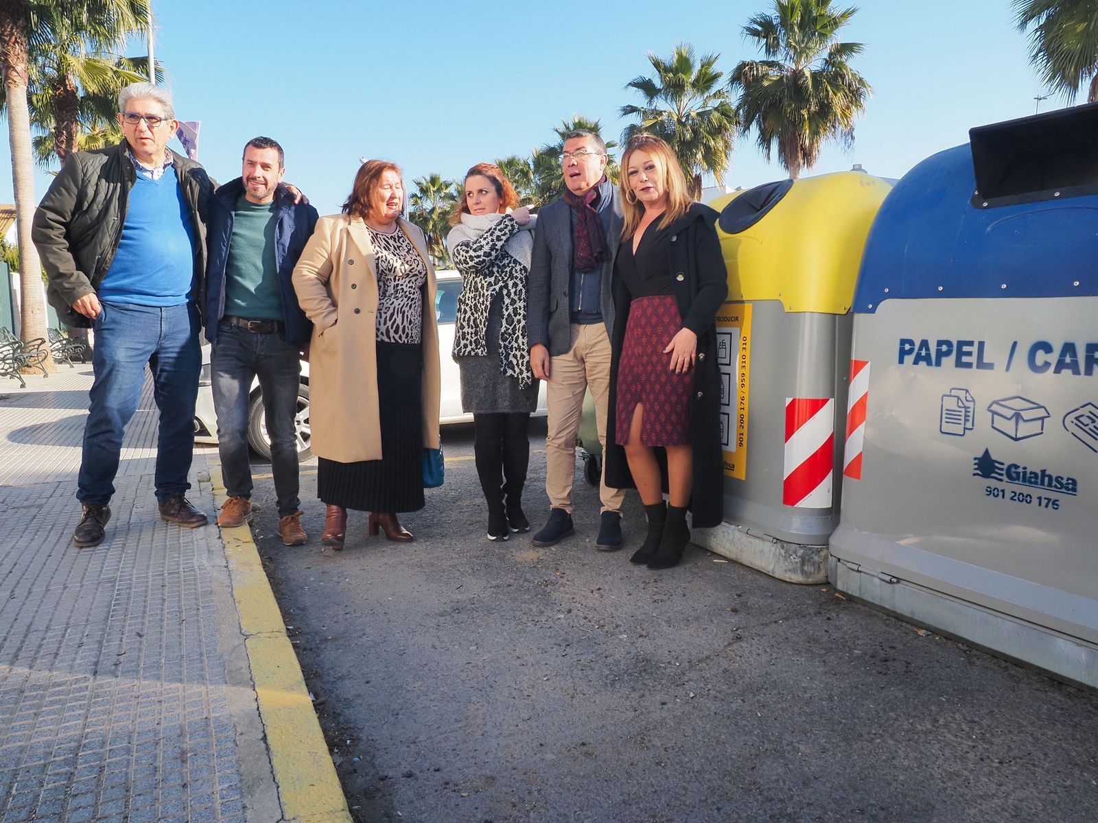 Nuevos contenedores en San Juan del Puerto.