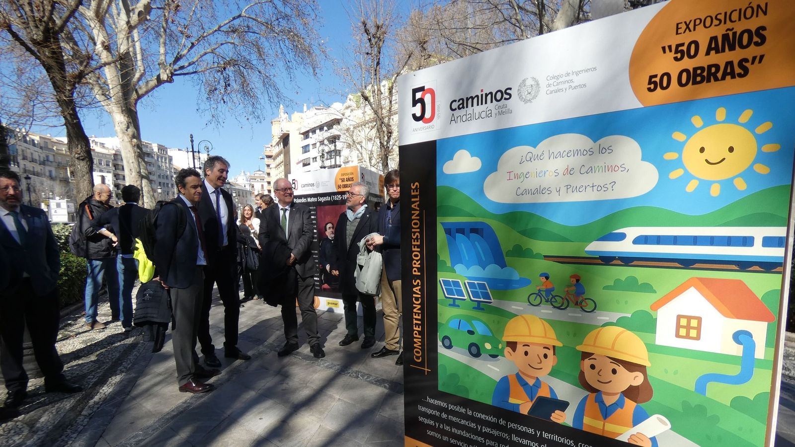 Inauguración de la exposición '50 años, 50 obras' en Granada