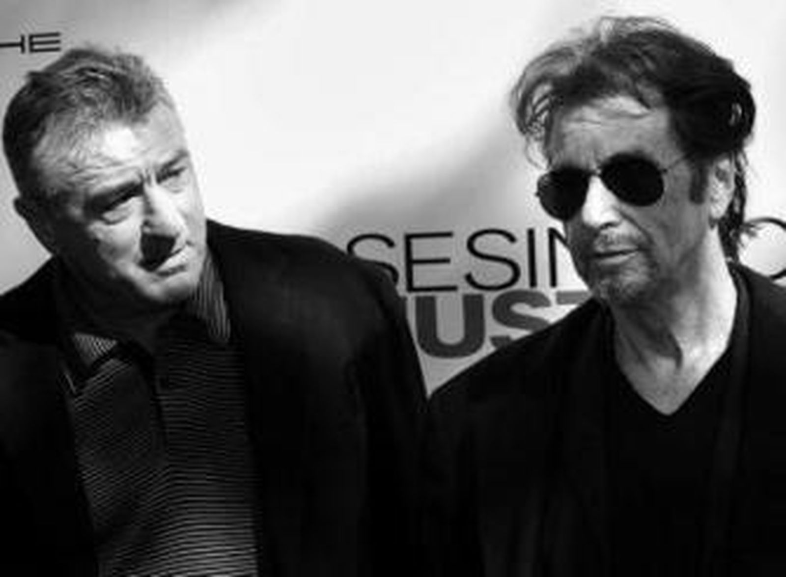 Robert de Niro y Al Pacino, ayer en Madrid.