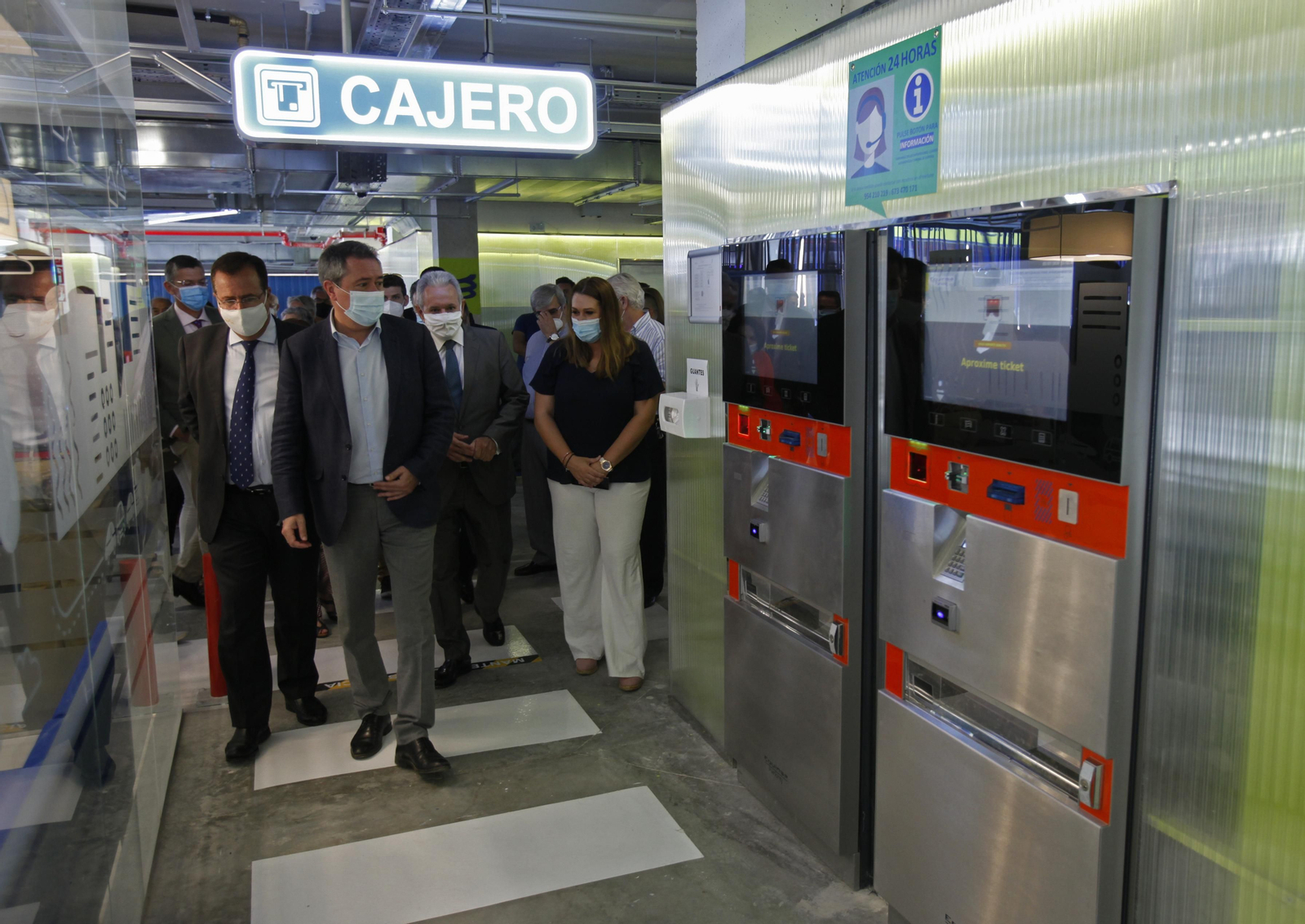 Inauguración del aparcamiento de Rafael Salgado de Bami