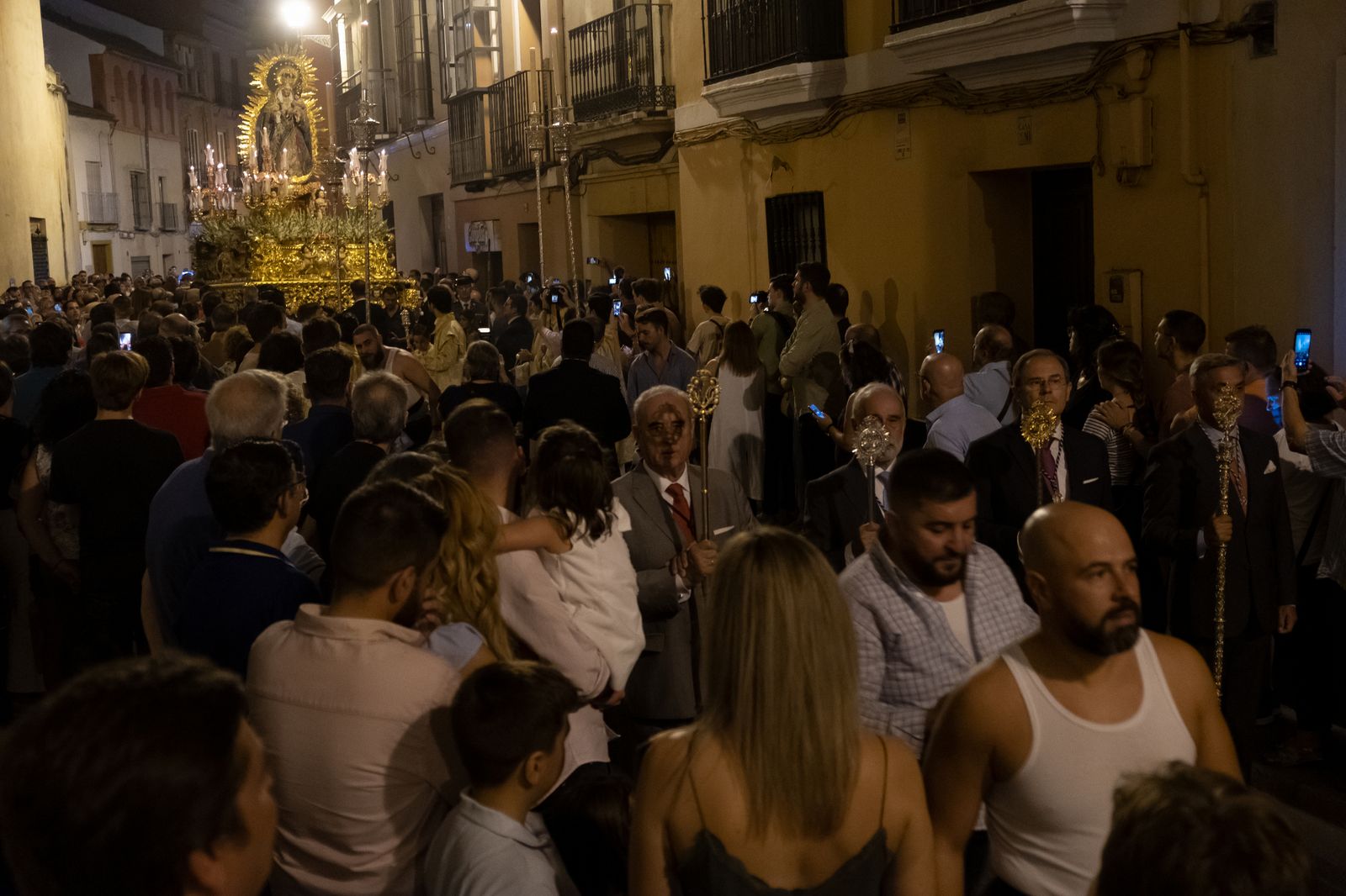 Las imágenes de la procesión de la Virgen de la Luz, en San Esteban