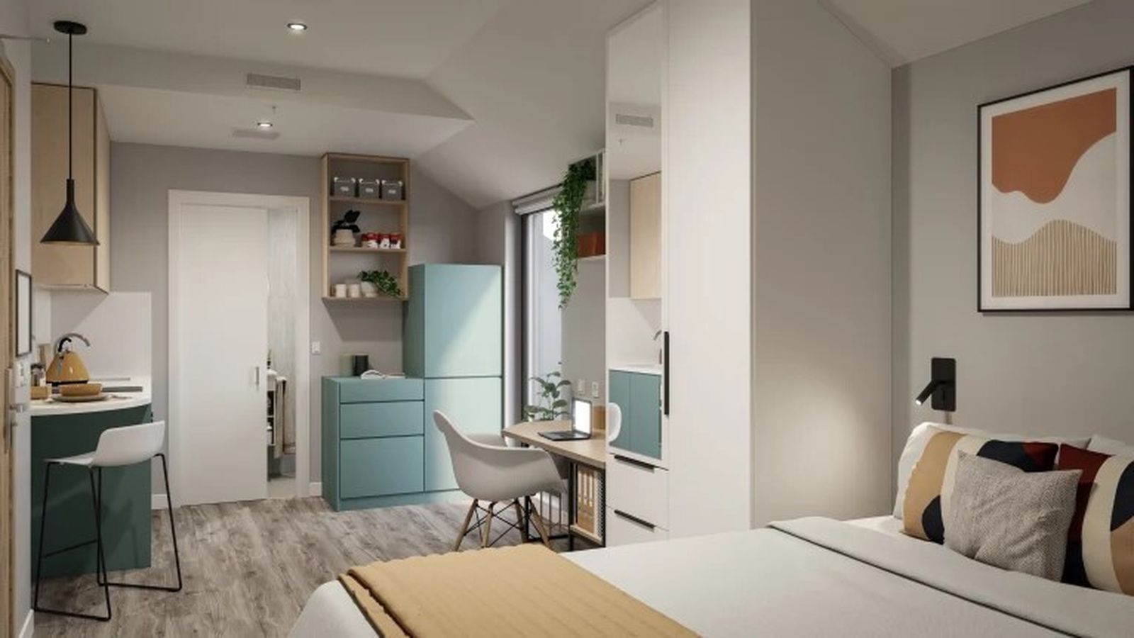 Fotogalería | Palm Studio, la nueva residencia de estudiantes de Sevilla