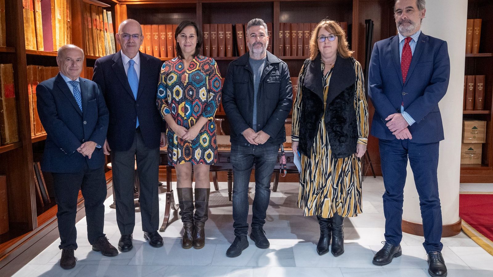 Participantes en el desayuno de trabajo.