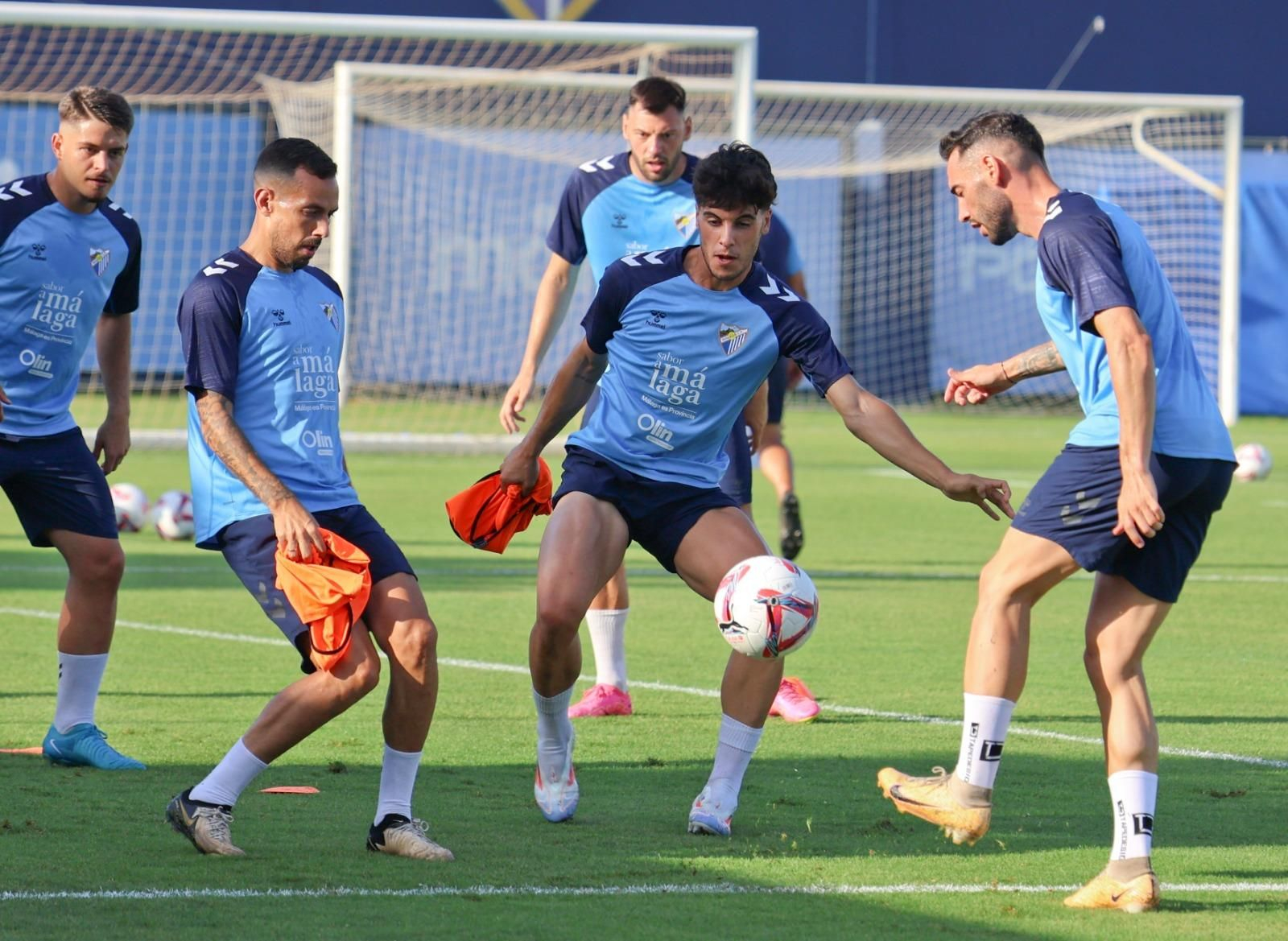 Haitam, como una moto en la última sesión del Málaga CF