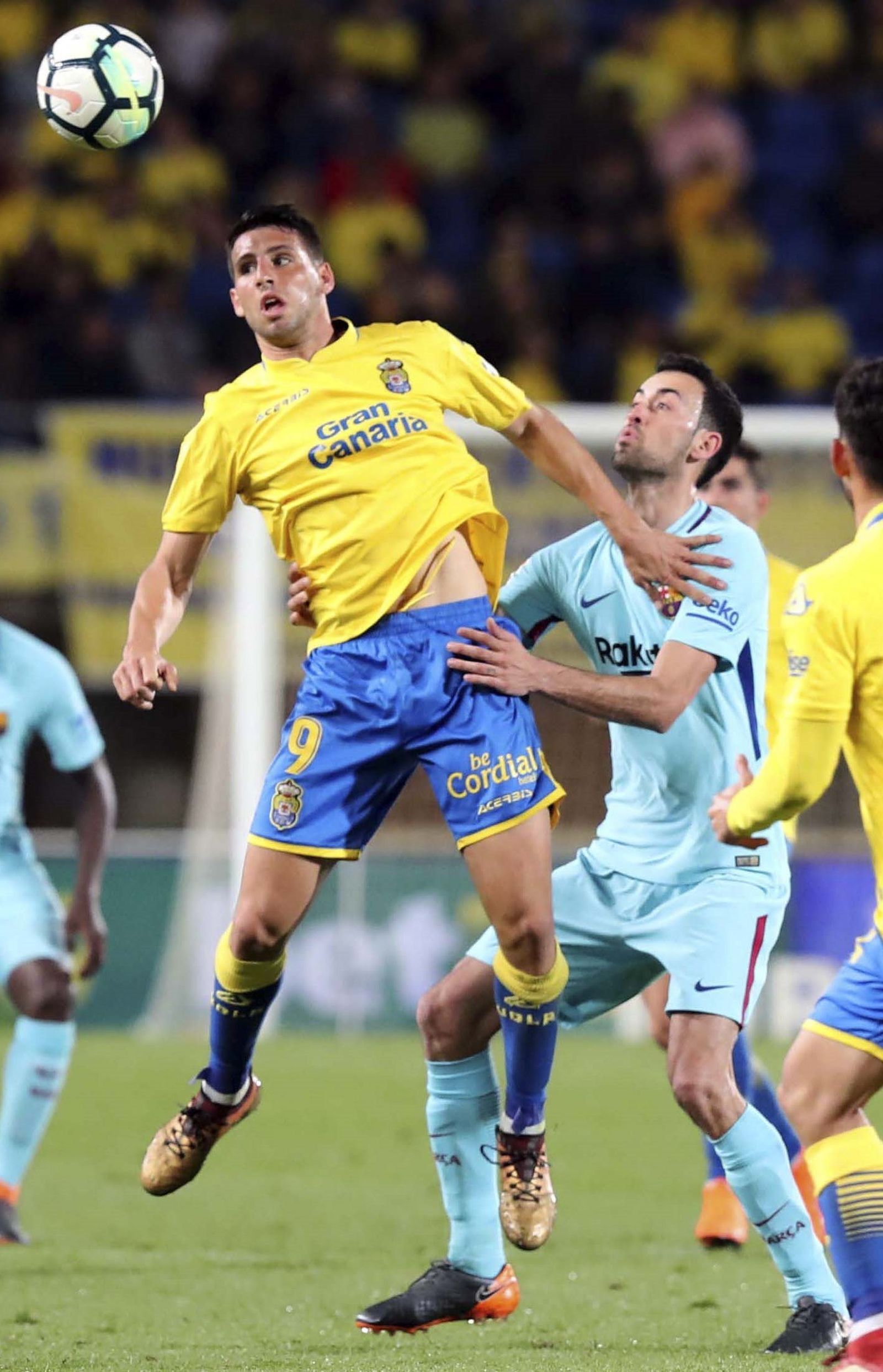 El Las Palmas-Barcelona, en imágenes