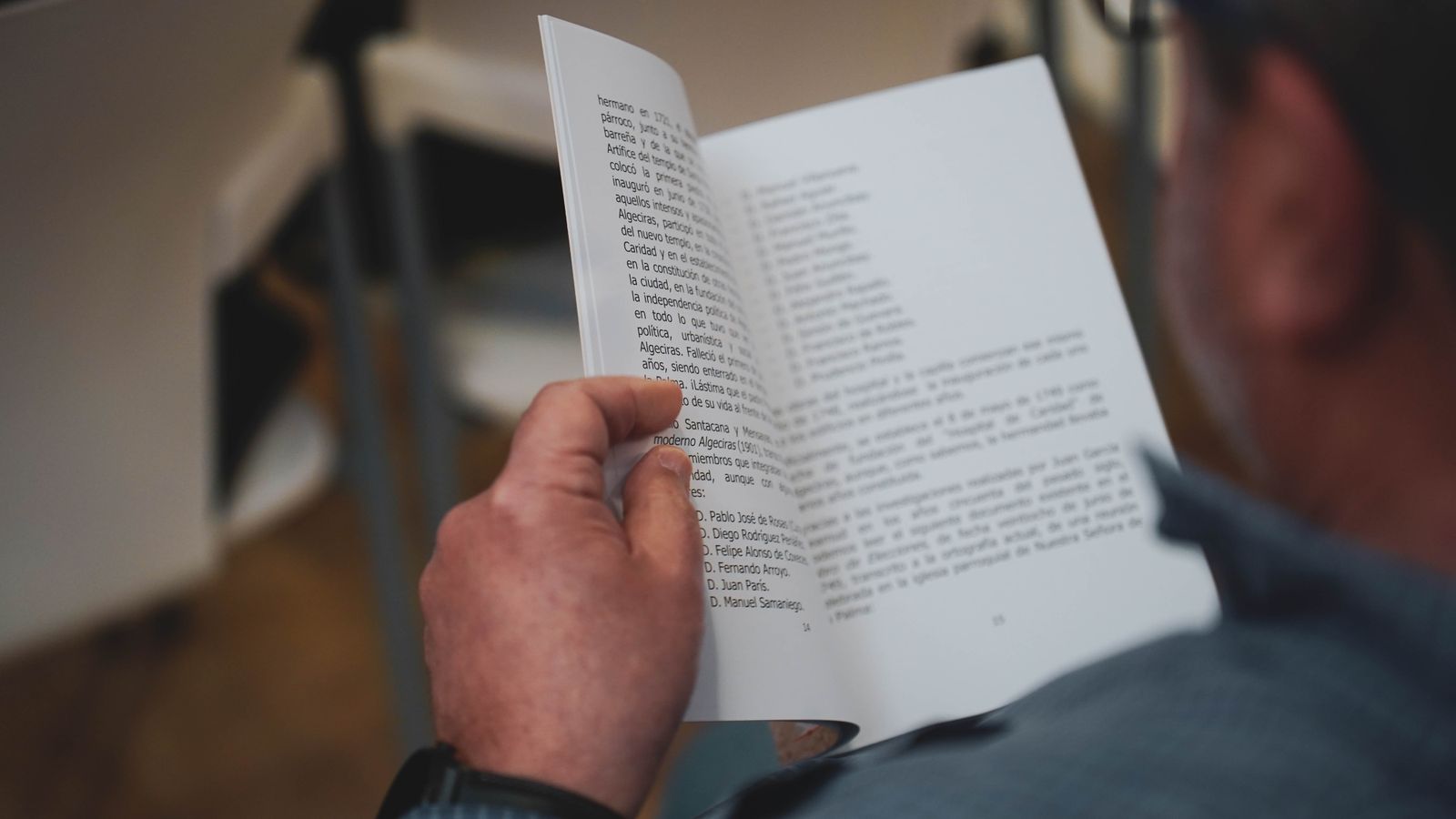Fotos de la presentación del libro en el centro documental Jose Luis Cano, en Algeciras